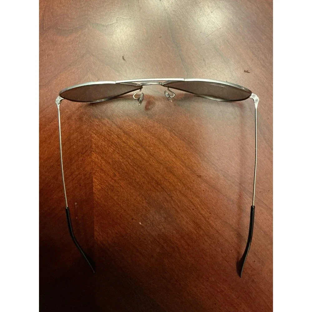 Ray-Ban RB3025 Aviator Silver Frame Custom Silver Lenses 58mm (16)